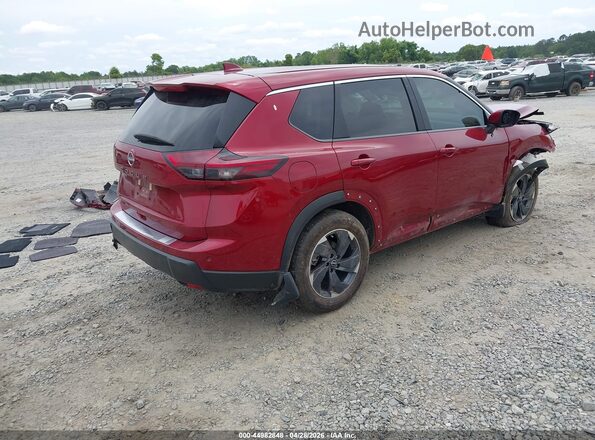 5N1BT3BA8SC856439 2025 NISSAN ROGUE Maroon Հետևի աջ