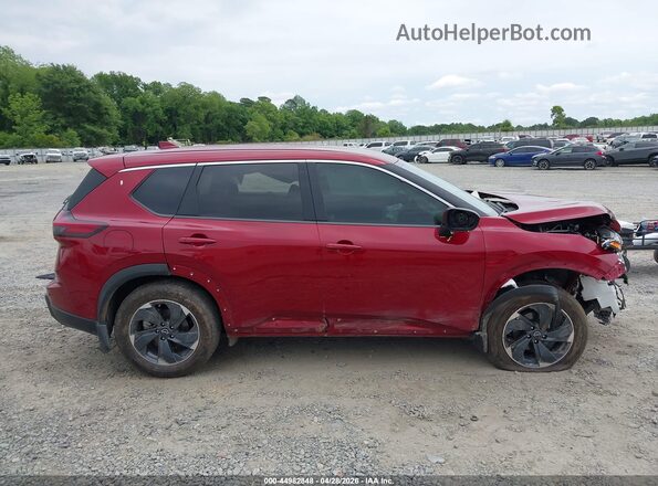 5N1BT3BA8SC856439 2025 NISSAN ROGUE Maroon Սալոնի 360 աստիճան տեսք
