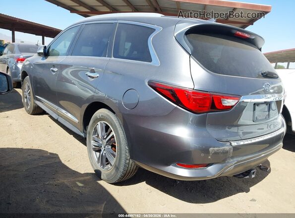 5N1DL0MM2HC548934 2017 INFINITI QX60 Gray Rear left