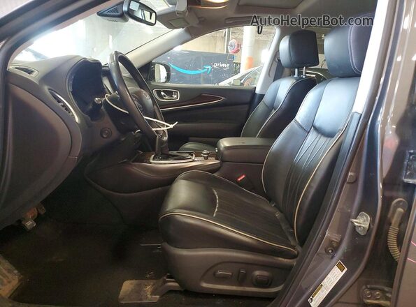 5N1DL0MM2KC550657 2019 INFINITI QX60 Серый Вид салона спереди