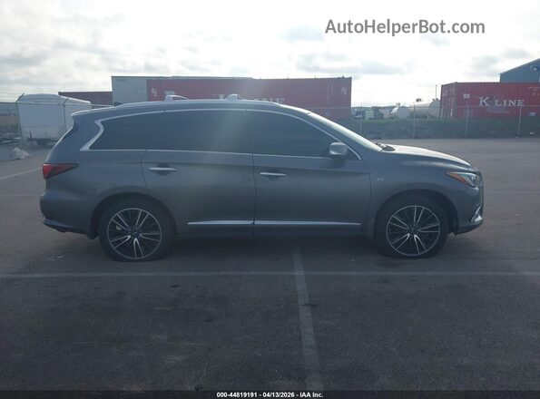 5N1DL0MM4HC501520 2017 INFINITI QX60 Gray Vista interior trasera