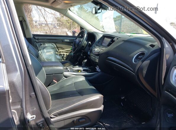 5N1DL0MM4JC506660 2018 INFINITI QX60 Gray Սալոնի դիմացի տեսք