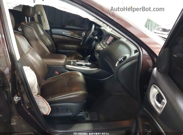5N1DL0MM4KC521418 2019 INFINITI QX60 Brown წინა სალონის ხედი