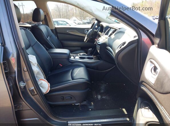 5N1DL0MM4LC522943 2020 INFINITI QX60 Gray წინა სალონის ხედი
