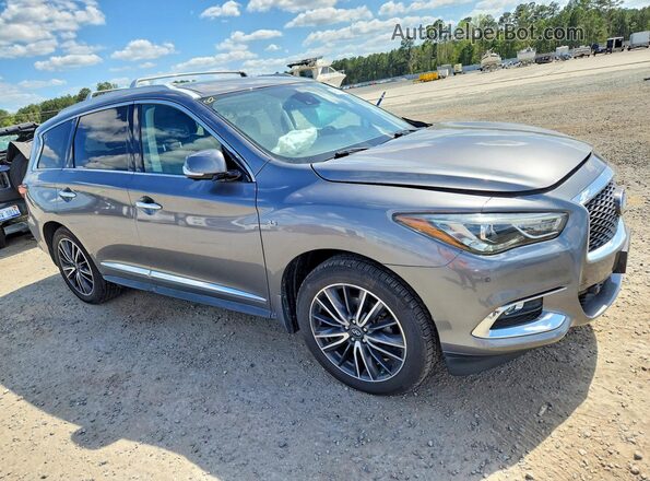 5N1DL0MM6KC566490 2019 INFINITI QX60 Gray Delantero derecho