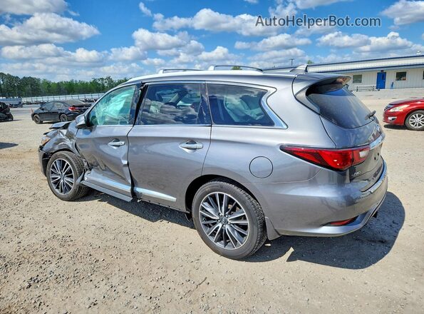 5N1DL0MM6KC566490 2019 INFINITI QX60 Gray Trasero izquierdo