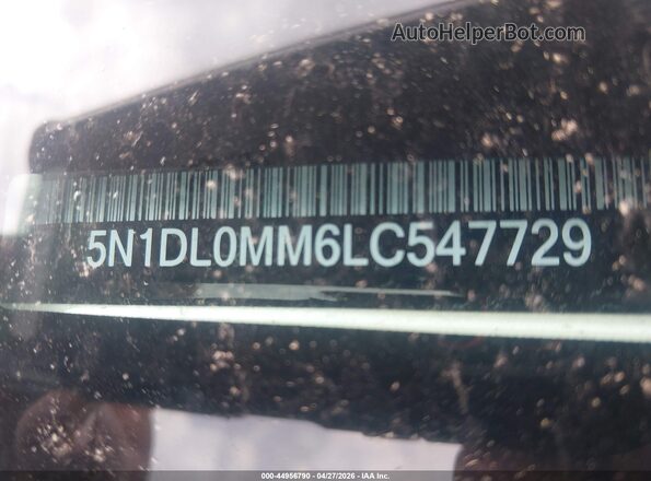 5N1DL0MM6LC547729 2020 INFINITI QX60 White Engine compartment view