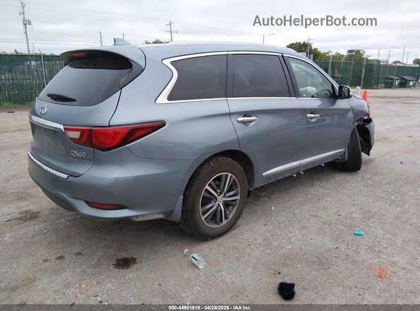 5N1DL0MM9KC506705 2019 INFINITI QX60 Синий Задняя правая четверть