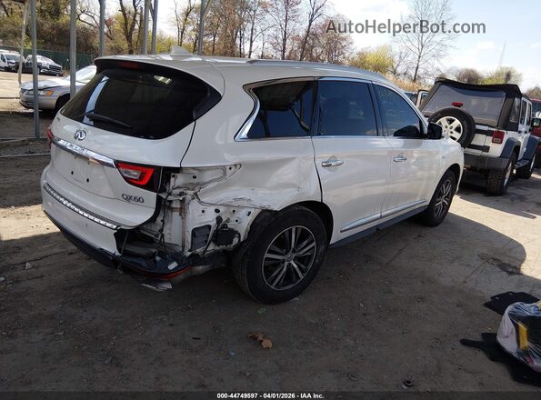 5N1DL0MMXHC522355 2017 INFINITI QX60 Белый Задняя правая четверть