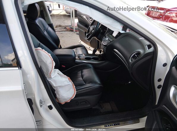 5N1DL0MMXHC522355 2017 INFINITI QX60 Белый Вид салона спереди