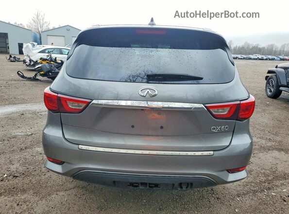 5N1DL0MMXHC559745 2017 INFINITI QX60 Gray Հետևի տեսք