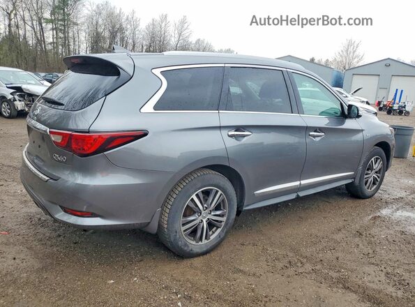 5N1DL0MMXHC559745 2017 INFINITI QX60 Gray Հետևի աջ