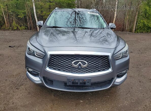 5N1DL0MMXHC559745 2017 INFINITI QX60 Gray Դիմացի տեսք