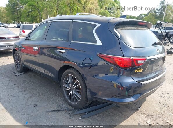 5N1DL0MN1LC508653 2020 INFINITI QX60 Dark Blue Rear left