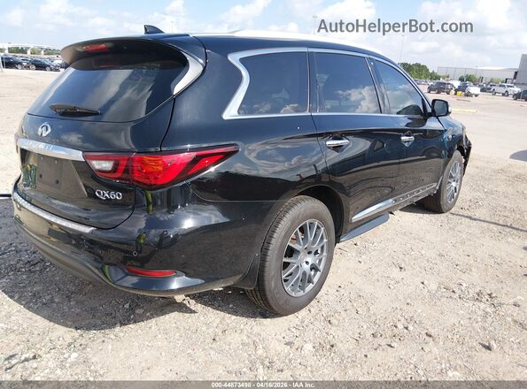 5N1DL0MN4KC507432 2019 INFINITI QX60 Black Rear right