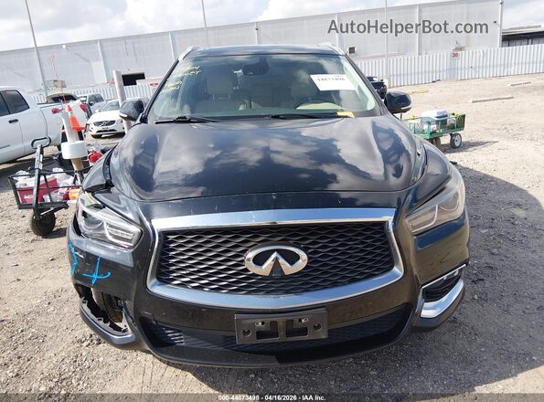 5N1DL0MN4KC507432 2019 INFINITI QX60 Black Rear interior view