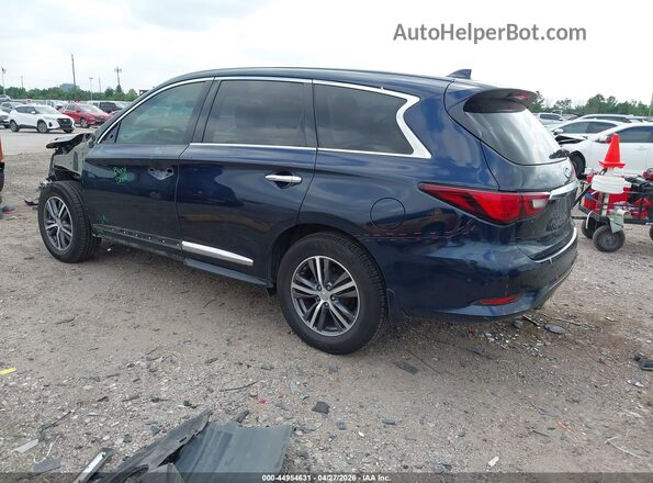 5N1DL0MN4KC534274 2019 INFINITI QX60 Blue Задня ліва чверть