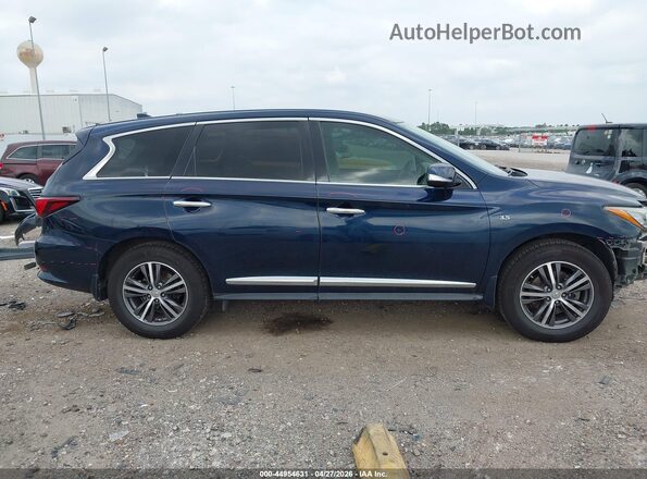 5N1DL0MN4KC534274 2019 INFINITI QX60 Blue Панорамний вид салону 360°