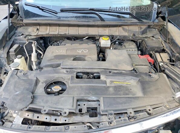 5N1DL1FS1PC368831 2023 INFINITI QX60 Black Շարժիչի բաժամունքի տեսք