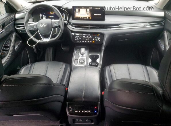 5N1DL1FS4RC354666 2024 INFINITI QX60 Black წინა პანელის ხედი