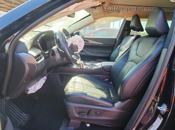5N1DL1FS5PC357962 2023 INFINITI QX60 Black Вид салону спереду