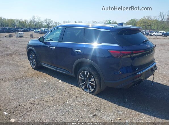5N1DL1FS5PC358173 2023 INFINITI QX60 Blue Задня ліва чверть