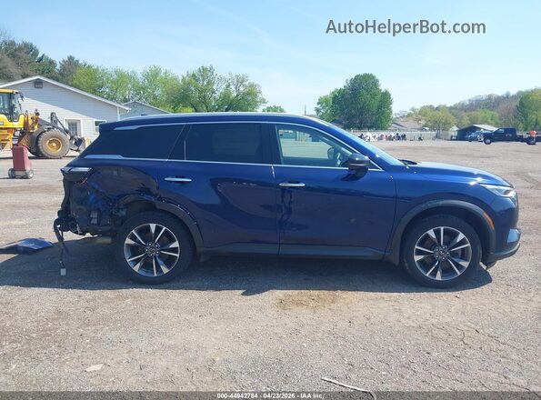 5N1DL1FS5PC358173 2023 INFINITI QX60 Blue Панорамний вид салону 360°