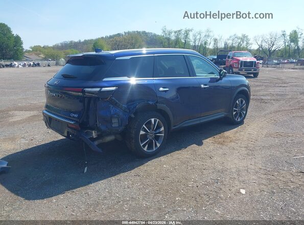 5N1DL1FS5PC358173 2023 INFINITI QX60 Blue Задня права чверть