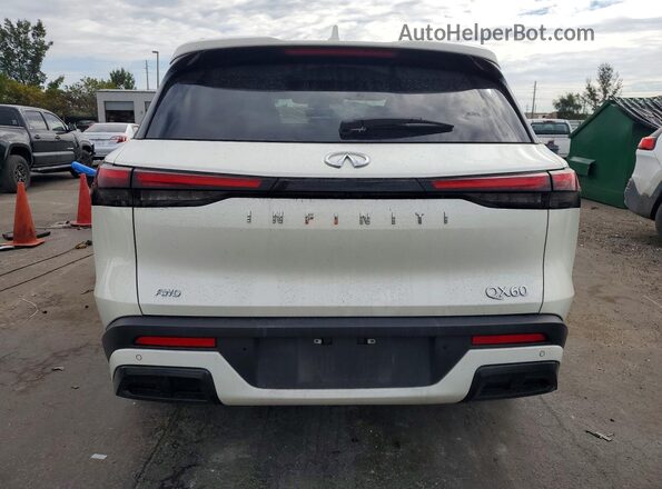 5N1DL1FS7RC352281 2024 INFINITI QX60 White Հետևի տեսք