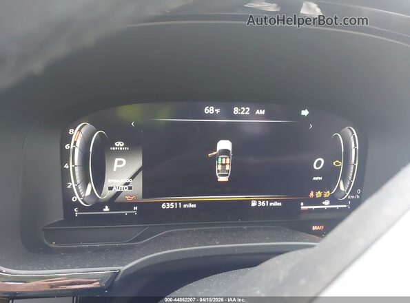 5N1DL1FSXPC331180 2023 INFINITI QX60 Gray უკანა სავარძლების ხედი