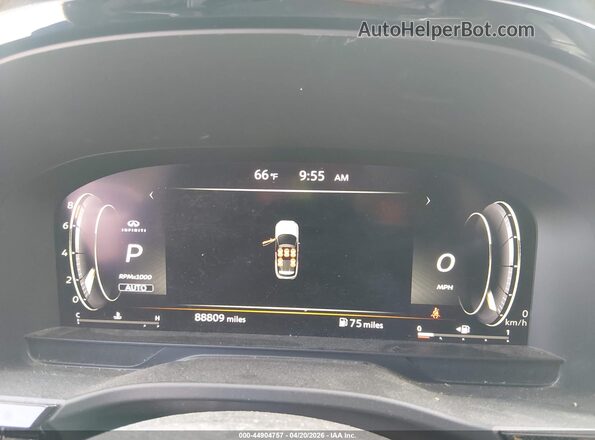 5N1DL1GS0PC365174 2023 INFINITI QX60 Black Vista de los asientos traseros