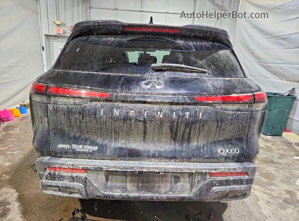 5N1DL1GS0PC366194 2023 INFINITI QX60 Black Rear view