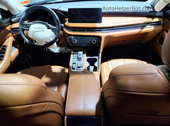 5N1DL1GS0PC366194 2023 INFINITI QX60 Black Dashboard view