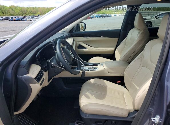 5N1DL1GS3PC349678 2023 INFINITI QX60 Серый Вид салона спереди