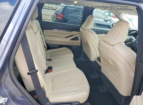 5N1DL1GS3PC349678 2023 INFINITI QX60 Серый Вид задней части салона