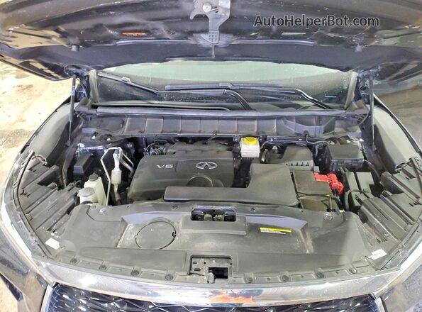 5N1DL1GS9PC357784 2023 INFINITI QX60 Black Engine compartment view