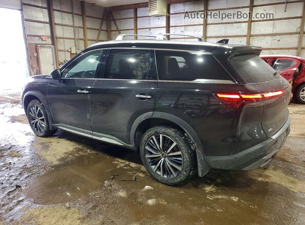 5N1DL1GS9PC357784 2023 INFINITI QX60 Black Rear left