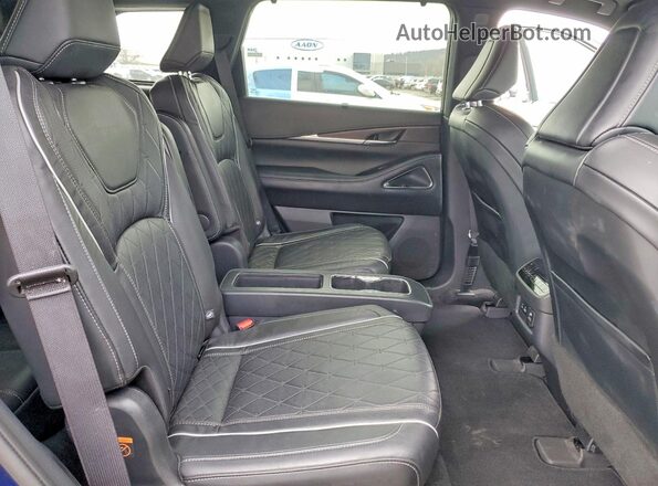 5N1DL1HTXNC344224 2022 INFINITI QX60 Синий Вид задней части салона