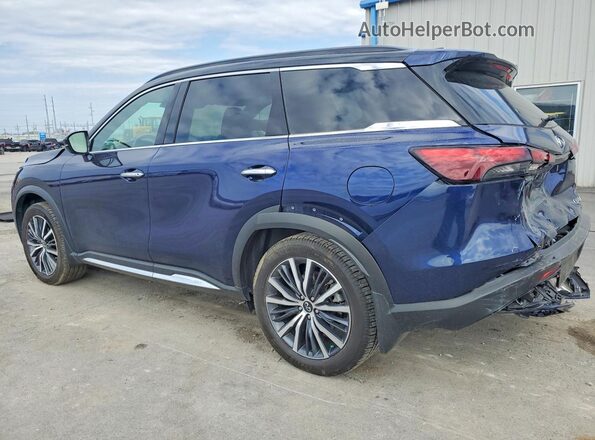 5N1DL1HTXNC344224 2022 INFINITI QX60 Синий Задняя левая четверть