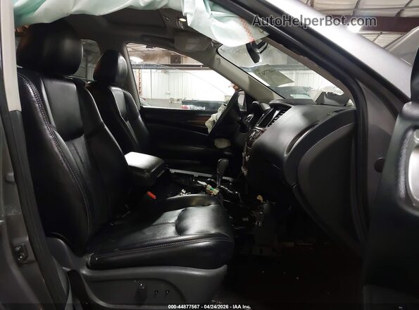 5N1DR2DM5LC610474 2020 NISSAN PATHFINDER Gray Вид салону спереду