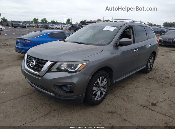 5N1DR2MM1HC606560 2017 NISSAN PATHFINDER Gray წინა მარცხენა ხედი სამი მეოთხედიდან