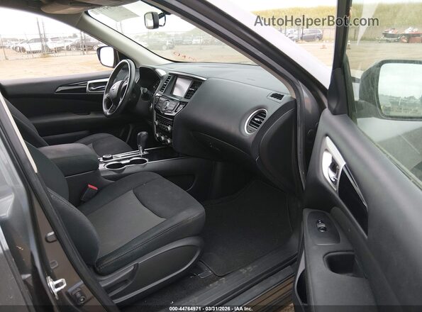 5N1DR2MM1HC606560 2017 NISSAN PATHFINDER Gray წინა სალონის ხედი