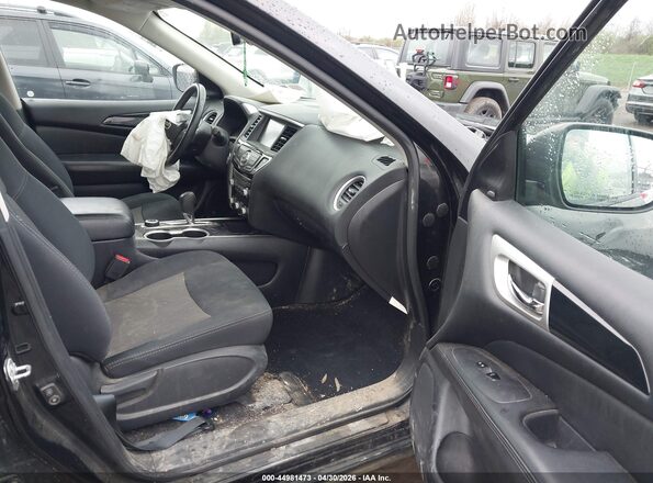 5N1DR2MM2KC617672 2019 NISSAN PATHFINDER Black Front interior view