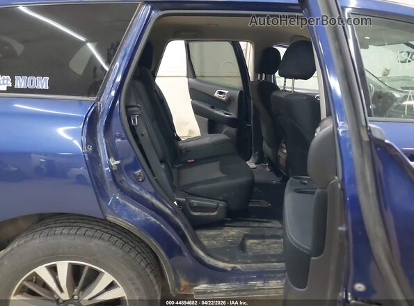 5N1DR2MM4HC648916 2017 NISSAN PATHFINDER Blue Вид наклейки з VIN-кодом