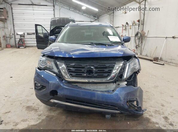 5N1DR2MM4HC648916 2017 NISSAN PATHFINDER Blue Вид щитка приладів
