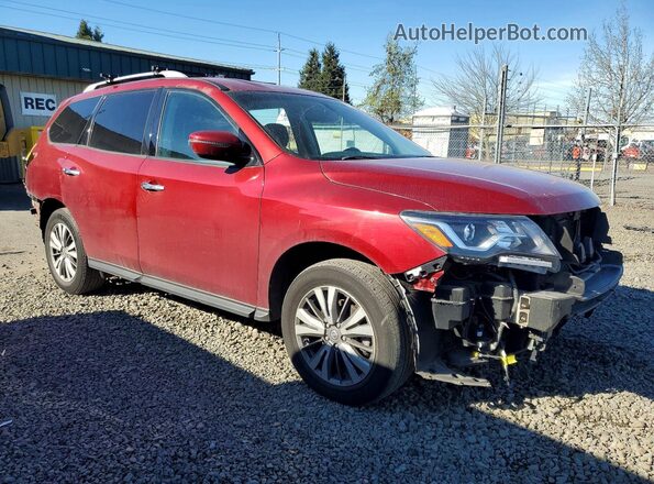 5N1DR2MM4JC652034 2018 NISSAN PATHFINDER Burgundy Front right