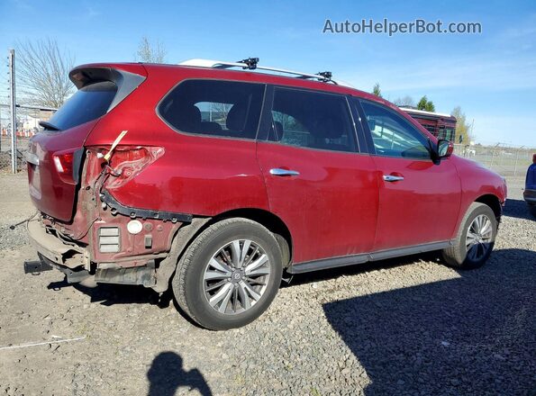 5N1DR2MM4JC652034 2018 NISSAN PATHFINDER Burgundy Rear right