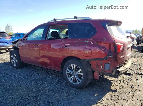 5N1DR2MM4JC652034 2018 NISSAN PATHFINDER Burgundy Rear left