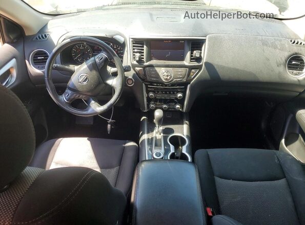 5N1DR2MM4KC587395 2019 NISSAN PATHFINDER Black Dashboard view