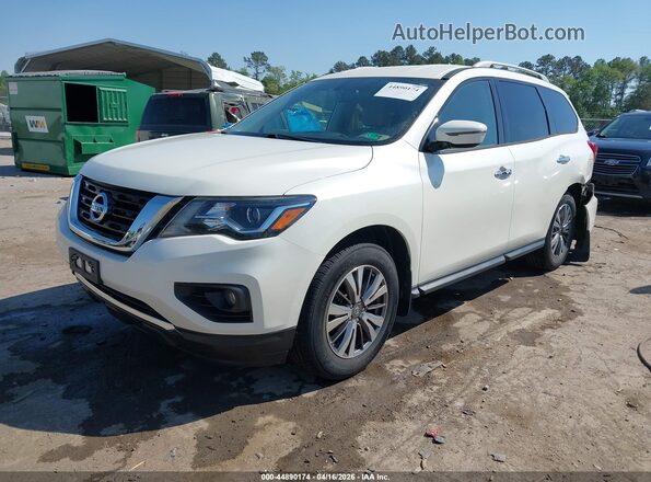 5N1DR2MM5HC660301 2017 NISSAN PATHFINDER White Առջևի ձախ երեք քառորդ տեսարան